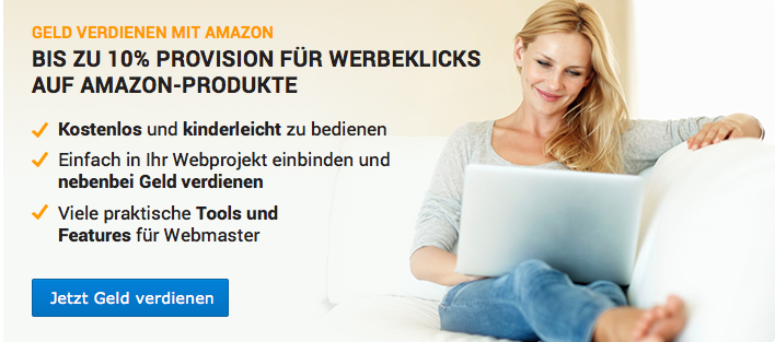 Make money by linking to Amazon