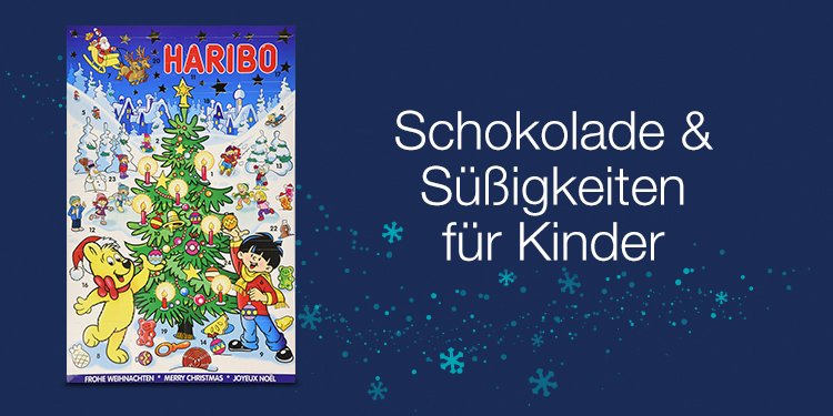 Adventskalender: Schokolade & Süßigkeiten für Kinder
