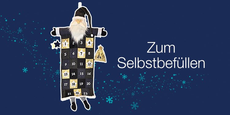 Adventskalender zum Selbstbefüllen