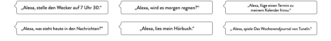 Alexa, was steht heute in den Narchichten?