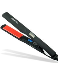 Apalus Glätteisen, Haarglätter Mit Aktiven Ionen Für Intensive Glanz Und Glätte, Sanfte Feuchtigkeits Spendende Pflege Für Die Haare, Neuste Technologie Mit Schnellaufheizung Funktion