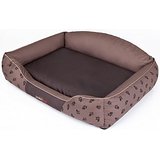 Hundebett Krone Braun, Hundesofa, Hundekorb, XL, XXL (XL) TOP QUALITÄT