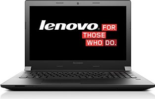 Lenovo B50-30 39,6 cm (15,6 Zoll HD AntiGlare) Notebook-PC (Intel Celeron 2840, 2,5GHz, 4GB RAM, 320GB HDD, Intel HD Graphics, DVD, Win 8.1 mit Bing) schwarz