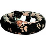 Trixie 37682 Sammy Kuschelbett, ø 70 cm, schwarz/beige