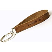 Schlüsselanhänger Wunschtext Leder Art. 13b