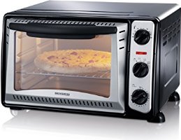 Severin TO 2034 Toastofen / ca. 1500 Watt / 20 Liter Garraum / Schwarz-silber