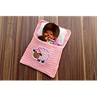 Puppenbettchen - Schlafsack für Monchichi 20 cm Nr 6