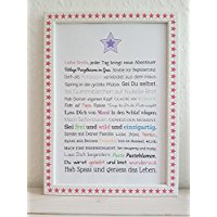 Personalisiertes Geschenk zur Geburt (Mädchen) - Geschenkidee Baby / Neugeborene