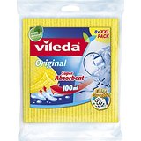 Vileda 142274 Schwammtuch - besonders hohe Saugkraft bis zu 100ml - 8er XXL Sparpack