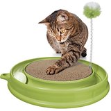 catit 51096 Katzenspielzeug Play n Scratch mit Katzenminze, grün