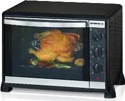 Rommelsbacher BG 1550 Back & Grill Ofen (1550 Watt, mit Drehspie&szlig;) schwarz