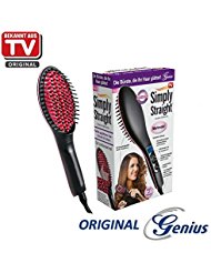 AKTIONSPREIS ORIGINAL Genius Simply Straight Keramik Glättbürste Haarbürste Haarglätter NEU