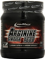Ironmaxx Arginin Simplex 1600, 300 Kapseln, 1er Pack (1 x 0,502 kg)