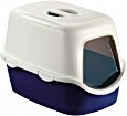 Stefanplast  CATHY F Katzentoilettenhaus m. T&uuml;re+Filter, blau, 56x40x40cm