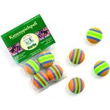 Katzenspielzeug RAINBOW SOFTB&Auml;LLE 4 ST. IM BEUTEL, 4 CM