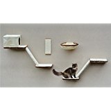 SILVIO DESIGN Katzen-Kletterwand 8-tlg. beige, braun