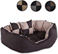 Hundebett - Hundekissen - Hundesofa abwischbar mit Wendekissen (Gr&ouml;&szlig;e und Farbe w&auml;hlbar)