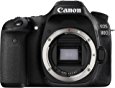 Canon EOS 80D SLR-Digitalkamera (24,2 Megapixel, 7,7 cm (3 Zoll) Display, APS-C CMOS Sensor, 45 AF-Kreuzsensoren, DIGIC 6 Bildprozessor, NFC und WLAN, Full HD) nur Geh&auml;use schwarz