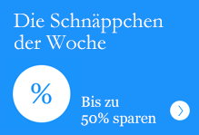 Entdecken Sie die Schnäppchen der Woche und sparen Sie bis zu 50%!