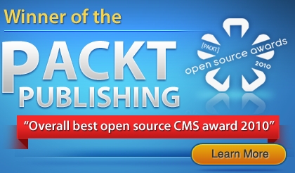 Winner of Packt Publishing Award 2010