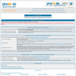 Screenshot: phpBB Update-Hilfe