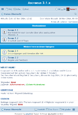Screenshot: Index Responsiv